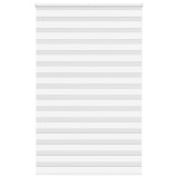 Cumpara ieftin Jaluzea tip zebra alb latime tesatura 135,9 cm poliester