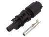 Conector Solar Mamă Drept MC4 Evo 2 4-6mm&sup2; Crimpat Mufă