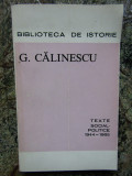 Texte social-politice : 1944-1965 / G. Calinescu