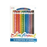 Creioane colorate Color Appeel, set de 12, cu invelis detasabil
