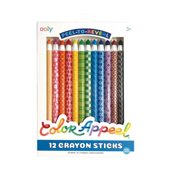 Creioane colorate Color Appeel, set de 12, cu invelis detasabil