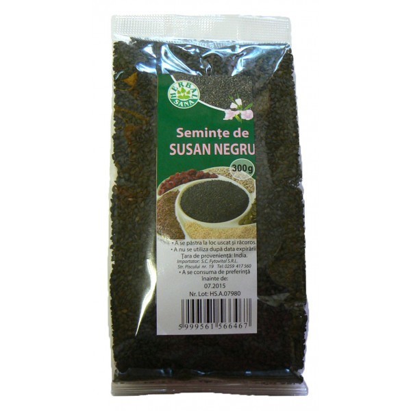 Seminte Susan Negru Herbavit 300gr