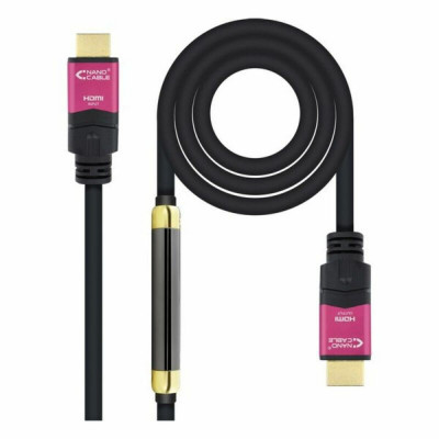 HDMI Cable NANOCABLE 10.15.3725 4K HDR 25 m Black foto