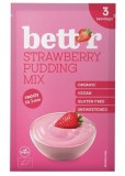 Mix pentru Budinca Capsuni Bio Bettr, 30g - 3 Portii, Produs Ecologic