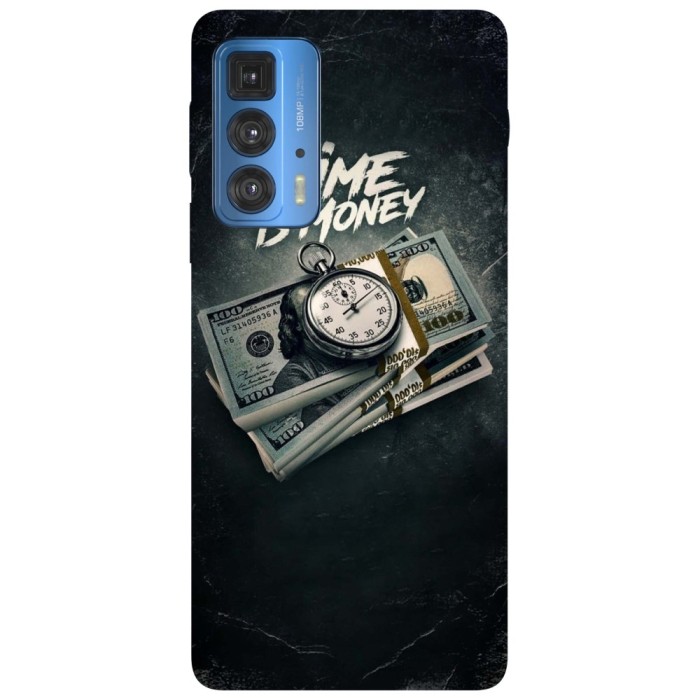 Husa compatibila cu Motorola G20 model Time is money, Silicon, TPU, Viceversa