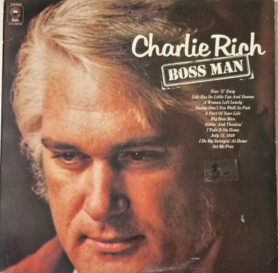 Charlie Rich &amp;lrm;&amp;ndash; Boss Man _ NM / VG+ vinil, LP , disc muzica rock, country_ Epic, UK, 1972 _ compilatie, best of foto