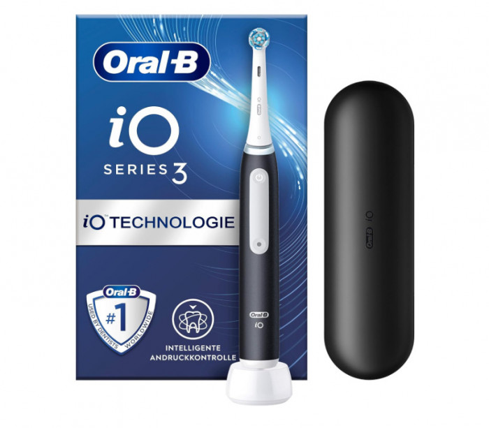 Periuta de dinti electrica Oral-B iO 3 neagra - RESIGILAT