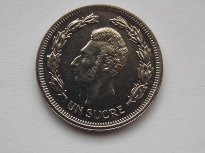 UN SUCRE 1975 ECUADOR-XF foto