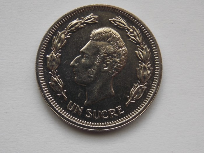 UN SUCRE 1975 ECUADOR-XF
