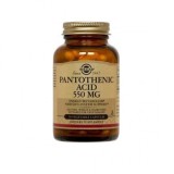 Solgar Pantothenic Acid Vitamina pentru Sănătatea Sistemului Nervos 550mg 50 capsule veget