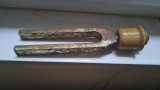 Diapazon vechi didactic de laborator 460 Hz - Piesă de colecție / Fizică vintage