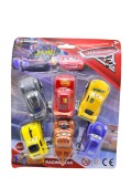 Set 6 masinute Cars din plastic pentru copii