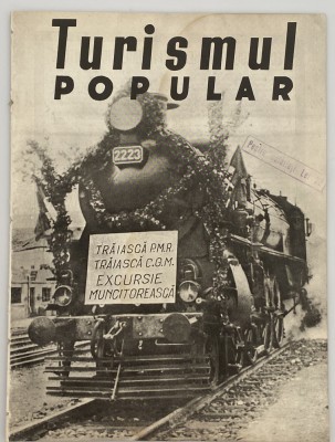 Revista Turismul Popular 1949 - continuare la revista Romania buletinul ONT foto