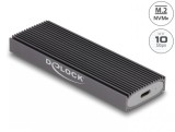Rack extern USB 3.2 type C pentru SSD M.2 NVMe PCIe si SATA, Delock 42019