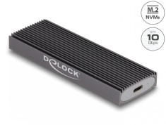 Rack extern USB 3.2 type C pentru SSD M.2 NVMe PCIe si SATA, Delock 42019