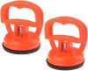 Set 2 ventuze manipulare electronice, ABS/Cauciuc, 6.5 x 5.8 cm, Portocaliu/Negru, Oem