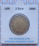 Luxembourg 2 euro 2009 UNC - 10 Y EMU - km 107 - cartonas personalizat D12601, Europa