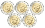Germania 2026 &ndash; 2 Euro &ndash; Set complet Konrad Adenauer (ADFGJ)