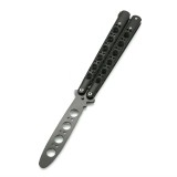 Cumpara ieftin Briceag fluture Balisong negru pentru antrenament ems-3385