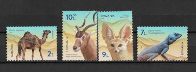 ROMANIA 2021 - FAUNA DESERTULUI, MNH - LP 2334 foto