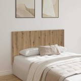vidaXL Tăblie de pat cu LED, stejar artizanal, 160x1,5x80 cm, lemn 856827