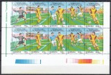 1996 LP 1409 a TURNEUL FINAL AL CAMPIONATULUI EUROPEAN FOTBAL PERECHE STRAIF MNH, Nestampilat