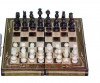 Set Joc sah/table din lemn 44×22 cm, Maro,Alx