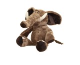 Jucarie de plus elefant cu urechi mari, 22 x 19 x 8 cm, maro, Lean 22152