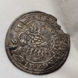 UNGARIA XV 15 KREUTZER KREUZER argint 1681 , Leopold , 4,63 grame