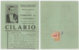 Romania, Concert de vioara, Carlo Felice Cilario, Bucresti, 1940
