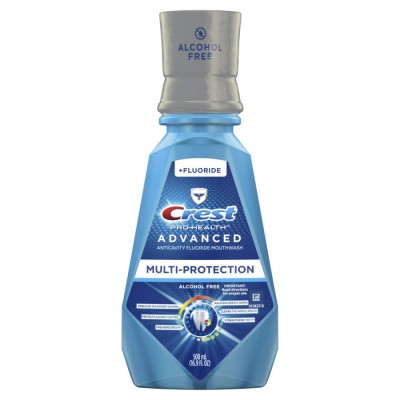 Apa de Gura, Crest, Pro-Heallth, Deep Clean, Multi-Protectie Avansata, fara Alcool, 500ml foto