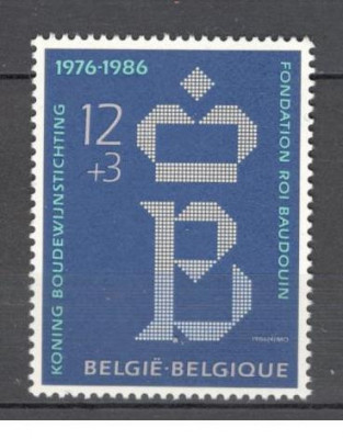 Belgia.1986 10 ani Fundatia Regele Baudouin MB.194 foto