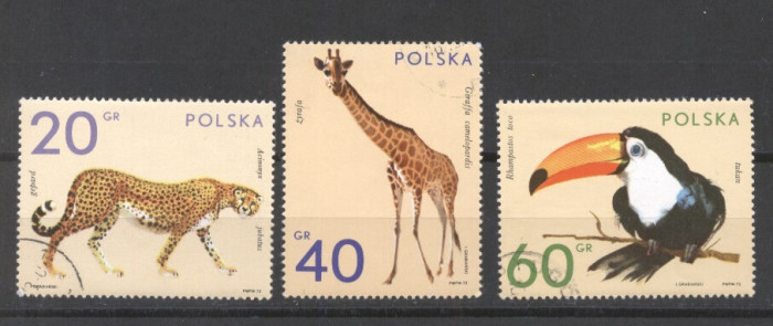 Poland 1972 Birds, wild animals, used G.258