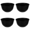 Set boluri, 8 piese, 4.5 l, Plastic, Negru