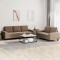 vidaXL Set de canapele, 2 piese, maro, textil 3201901