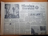 Scanteia tineretului 29 martie 1962-orasul ploiesti,galati,onesti,petrosani