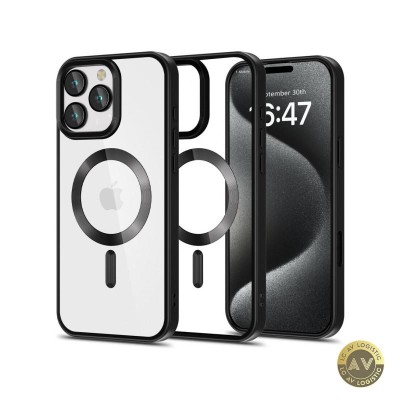 Husa MagSafe pentru Apple iPhone 16 Pro Tech-Protect Magflex Satin Neagra foto