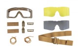 Ochelari protectie cu lentile de schimb Wosport Tan