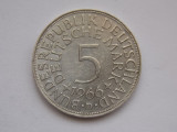 5 MARK 1966-D GERMANIA-argint, Europa