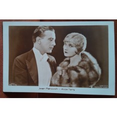Carte postala, Jwan Petrovich actor yugoslav si Alice Terry actrita si regizoare americana