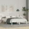vidaXL Cadru de pat Alb 120 x 190 cm Lemn de brad