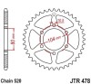 Pinion spate 45 dinti pas lant 520 &ndash; Kawasaki ZXR 400 - ZX-6R 600 Ninja - ZX-6R 636 Ninja - ER-6F - ER-6N 650 Versys - Vulcan 650