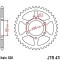 Pinion spate 45 dinti pas lant 520 &ndash; Kawasaki ZXR 400 - ZX-6R 600 Ninja - ZX-6R 636 Ninja - ER-6F - ER-6N 650 Versys - Vulcan 650