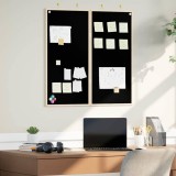 vidaXL Tablă Manual Negru 80 x 1.4 x 80 cm Lemn masiv de pin