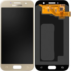 Display - Touchscreen Samsung Galaxy A5 (2017) A520 Dual SIM, Auriu foto