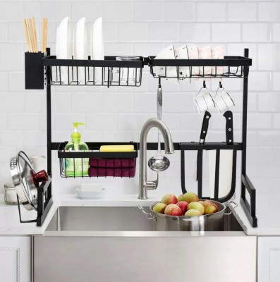 Organizator pentru uscat vasele, negu, 85x32x52 cm foto