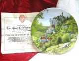 FARFURIE DECORATIVA PORTELAN LIMOGES FRANTA BRADEX CU CERTIFICAT AUTENTICITATE ANUL 1988