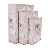 Cumpara ieftin Set 3 cutii tip carte lemn 27x22x7 cm, 22x17x6 cm, 17x12x4 cm