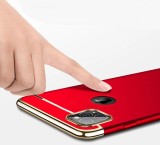 Husa Apple iPhone 11 Pro Max Elegance Luxury 3in1 Rosie, Protectie Completa, Anti-zgarieturi, Bumper Cromat