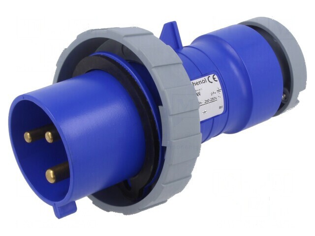 Conector AC trifazat 32A 250VAC IP67